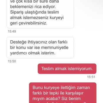 Yemek Sepeti Paramı Aldı Ve İade Etmiyor