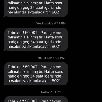 Gardrops Para Çekme Talebi