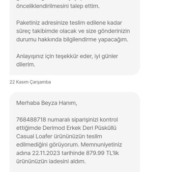 Hepsiburada Kargoya Verdiklerini Söyledikleri Siparişimi İptal Etiler