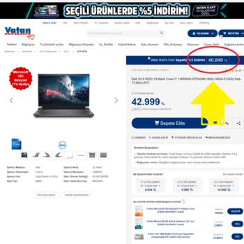 Vatan Bilgisayar Vatan'dan Alışveriş Yapmak Pişmanlıktır!