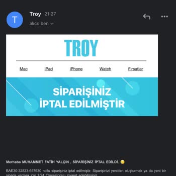 TROY Troy Yalandan İndirim Kodu Gönderiyor