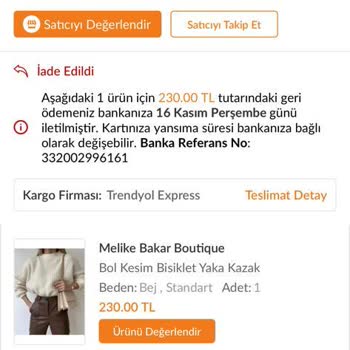 Trendyol Destek Talebimle İlgilenmiyor!