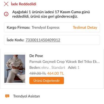 Trendyol Destek Talebimle İlgilenmiyor!
