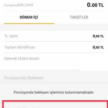 VakıfBank World Peşine Taksit İşlemi Tutarsızlığı