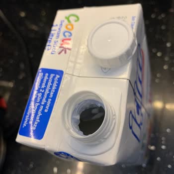 İçim Çocuk Devam Sütü Kapak Altındaki Alüminyum Güvenlik Kağıdı Açık!