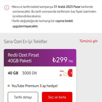 Vodafone Tarifeler Ve Astronomik Tarife Ücretleri
