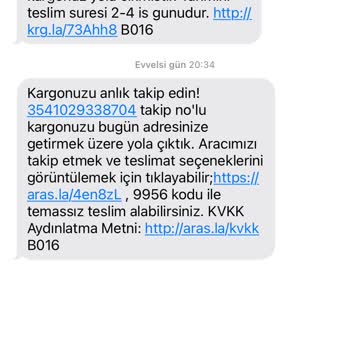 Aras Kargo Müşterisinin Mağdur Etme