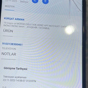 Vestel Servisi Tarafından Aldığım Hizmet