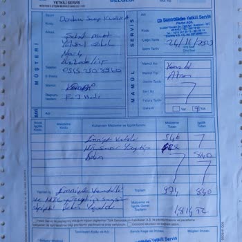 DemirDöküm Servis Fahiş Faturalama