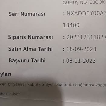 Teknosa Alır Almaz Bozulan Bilgisayar