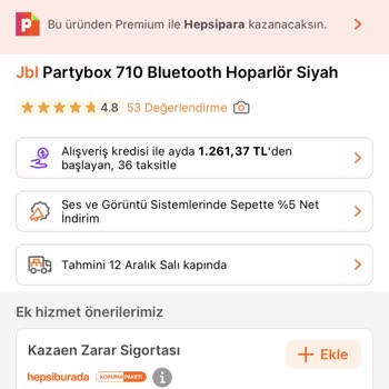 Hepsiburada Ürün Fiyat Farkı