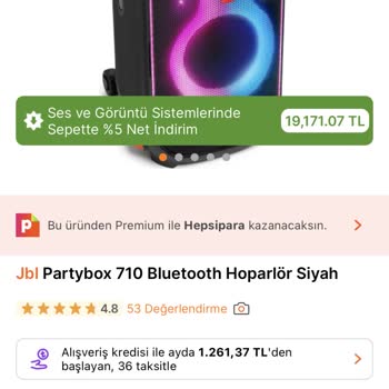 Hepsiburada Ürün Fiyat Farkı