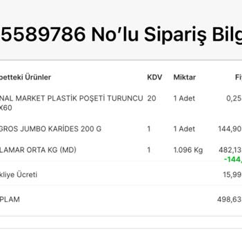 Migros'tan Bozuk Balık Teslimatı