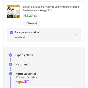 Hepsiburada Siparişimin 20 Gün Gecikmesi