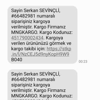 MNG Kargo'nun Personellerinin Beceriksizliği Amatörlüğü Kargom Adresim