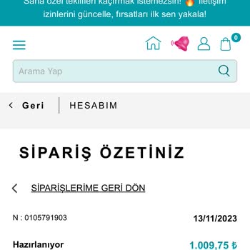 Watsons Siparişimi Göndermiyor. Müşteri Hizmetlerine Ulaşamıyorum.