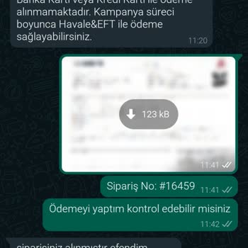 Arya Gross Bir Türlü Kargosu Yapılmayan Sipariş