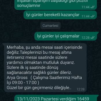 Arya Gross Bir Türlü Kargosu Yapılmayan Sipariş