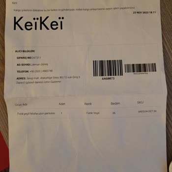 Keikei İade Sorunu Yaşıyorum