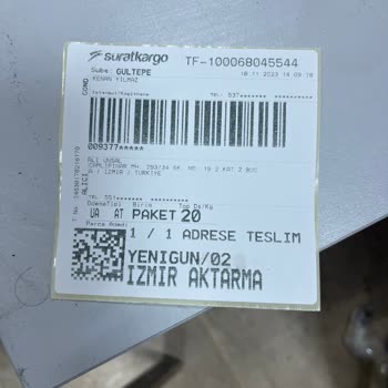 Sürat Kargo Kargomu Teslim Etmiyor