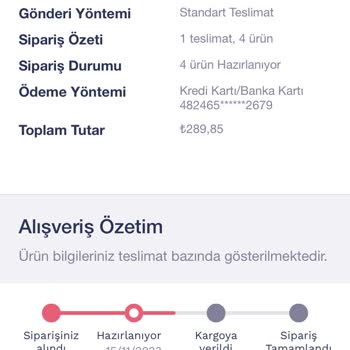 Penti Sipariş İptali Kargolanmaması