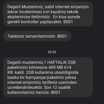 Türk Telekom Arıza Kaydı İlgisizlik