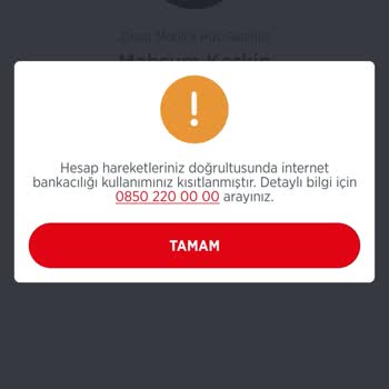 Ziraat Mobil Erişim Engeli Ve Çözüm Talebi