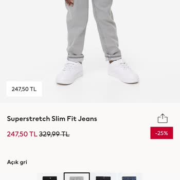H&M Sepette Fiyat Değişikliği
