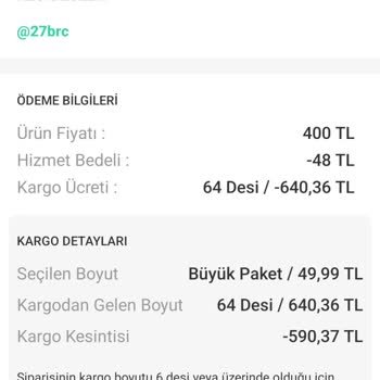 MNG Kargo Yüklü Meblağda Kargo Ücreti