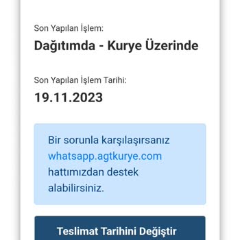 AGT Kurye (aynigunteslim.com) Kart Teslimatı Hatalar Zinciri Ve İletişim Sorunu