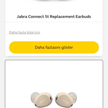 Jabra Servis Ağı Yedek Parça Hizmeti Sunamıyor.