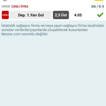 Nesine Yanlış Kupon Sonuçlandırma