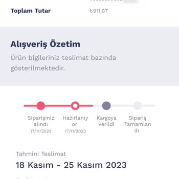 1 Hafta Oldu Penti Siparişimi Kargoya Vermiyor