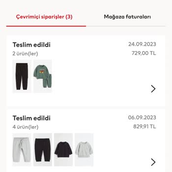 H&M Siparişinde Paranın Çekilmesi Ancak Siparişin Oluşmaması Hk.