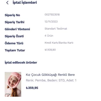 Penti Siparişi Teslim Etmiyor