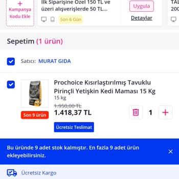 Pazarama İndirim Değil Bindirim