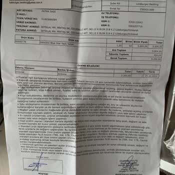 Yataş Siparişim Nerede Bilinmiyor