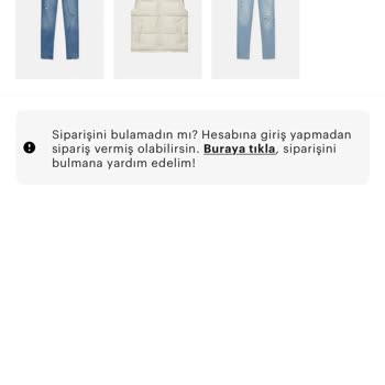 Pull and Bear Bilgim Olmadan İptal Edilen Sipariş