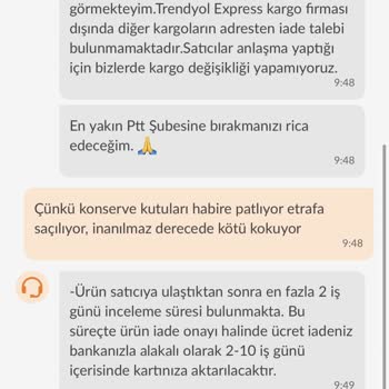 Trendyol Aracılığı İle Aldığım Saykon Firmasının Kedi Maması Bozuk