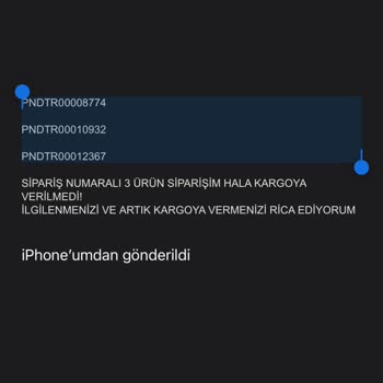 Pandora Mücevher Pandora Ürünlerim Kargoya Verilmiyor