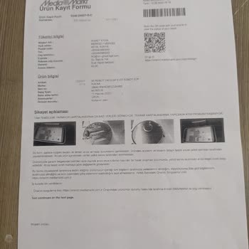 Media Markt Mi S10t Robot Süpürge Arızası Giderilemiyor Kasko Karışmıyor