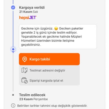 hepsiJET Kargonun Gelmemesi Ve Sorunumun Çözüme Kavuşamaması