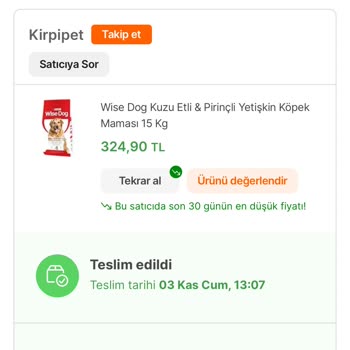 Kirpipet 15 Kg Köpek Mamasını Sarmadan Gönderiyor, Yırtık Geliyor