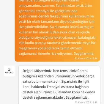 Trendyol'un Satmış Olduğu Ürüne Marka Sahip Çıkmıyor