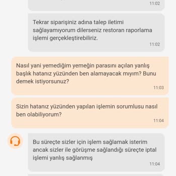 Trendyol Yemek Yemediğim Yemeğin Parasını Ödemiyor