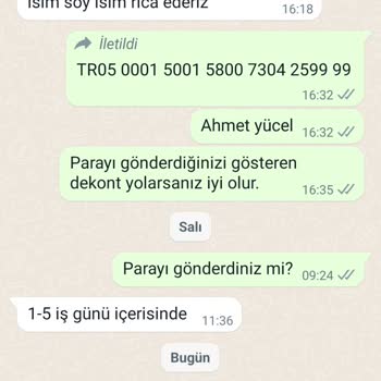 Nare Giyim Para İadesi Olmadı
