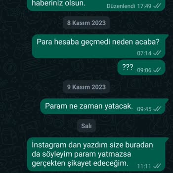 Nare Giyim Para İadesi Olmadı
