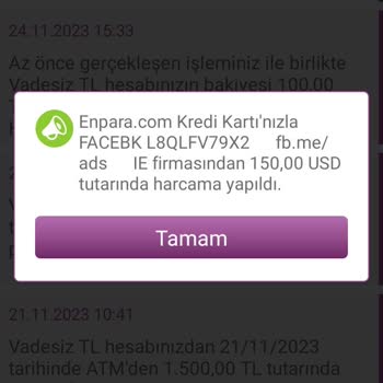 Enpara Kredi Kartımdan Gizli Para Çekilmiş