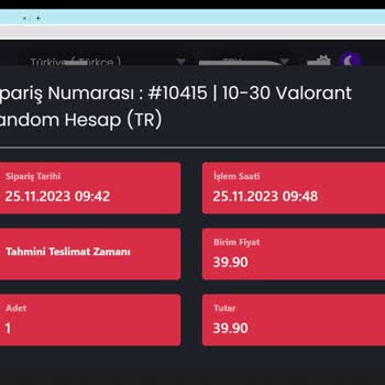 Odepin.com Valorant Hesap Aldım Hala Elime Ulaşmadı