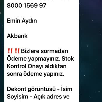 Ayyildiz_sehpa (Instagram) Ürünüm Gönderilmedi, İletişim Kurulamıyor!